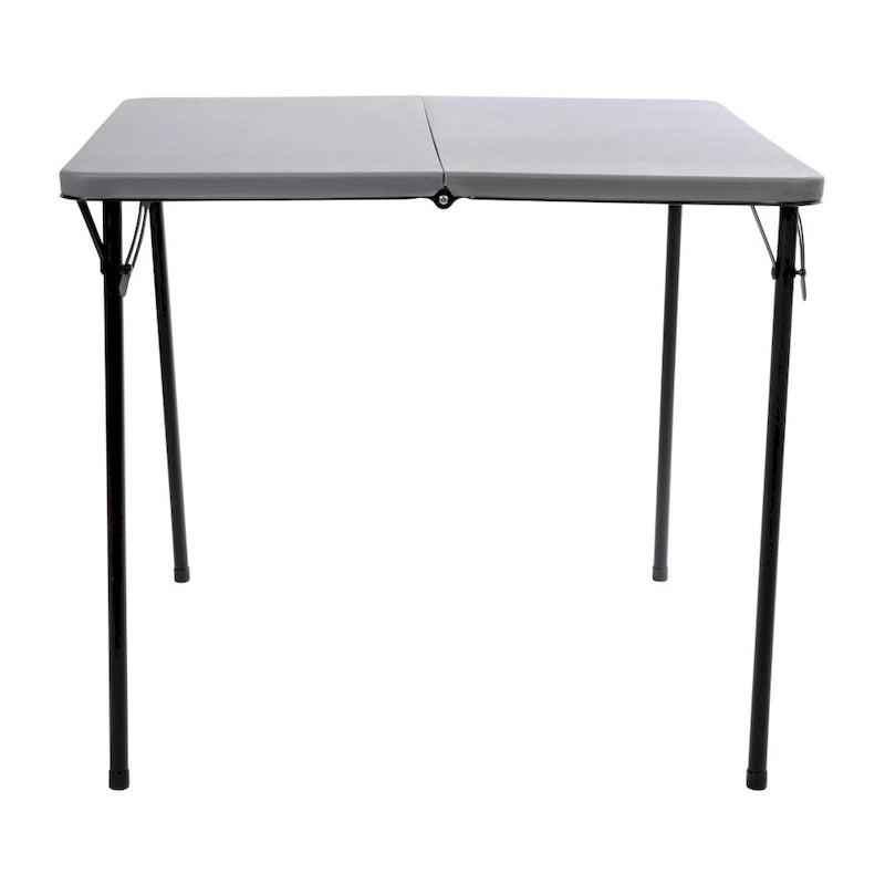 Mesa Plegable Cuadrada de Dos Pliegues con Asa de Transporte