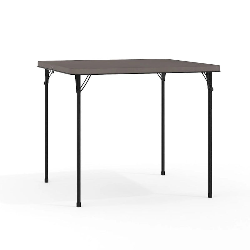 Mesa Plegable Cuadrada de Dos Pliegues con Asa de Transporte