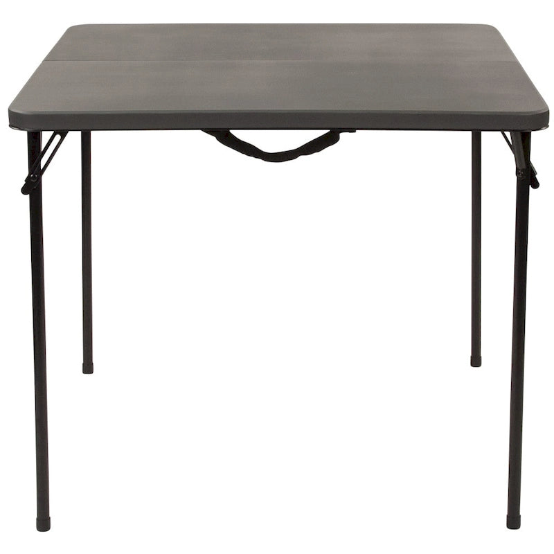 Mesa Plegable Cuadrada de Dos Pliegues con Asa de Transporte