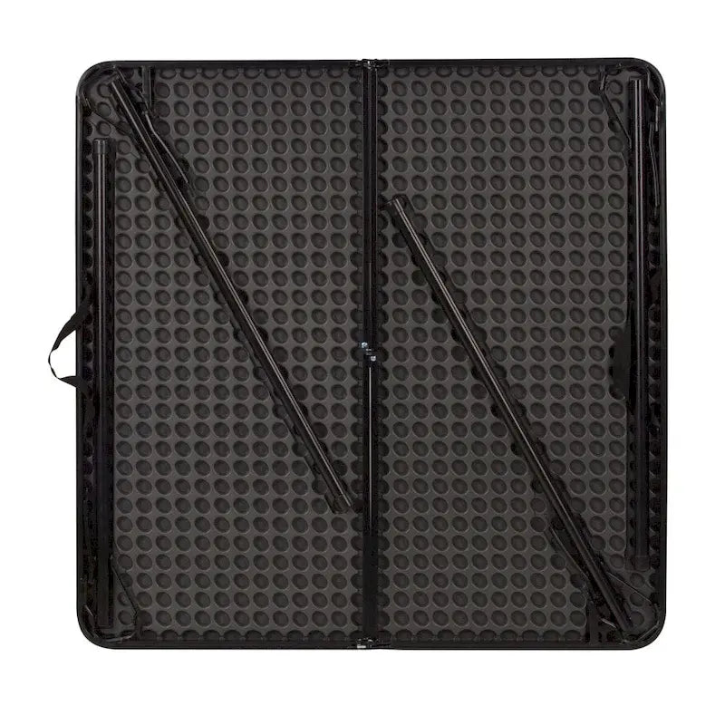 Mesa Plegable Cuadrada de Dos Pliegues con Asa de Transporte