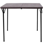 Mesa Plegable Cuadrada de Dos Pliegues con Asa de Transporte