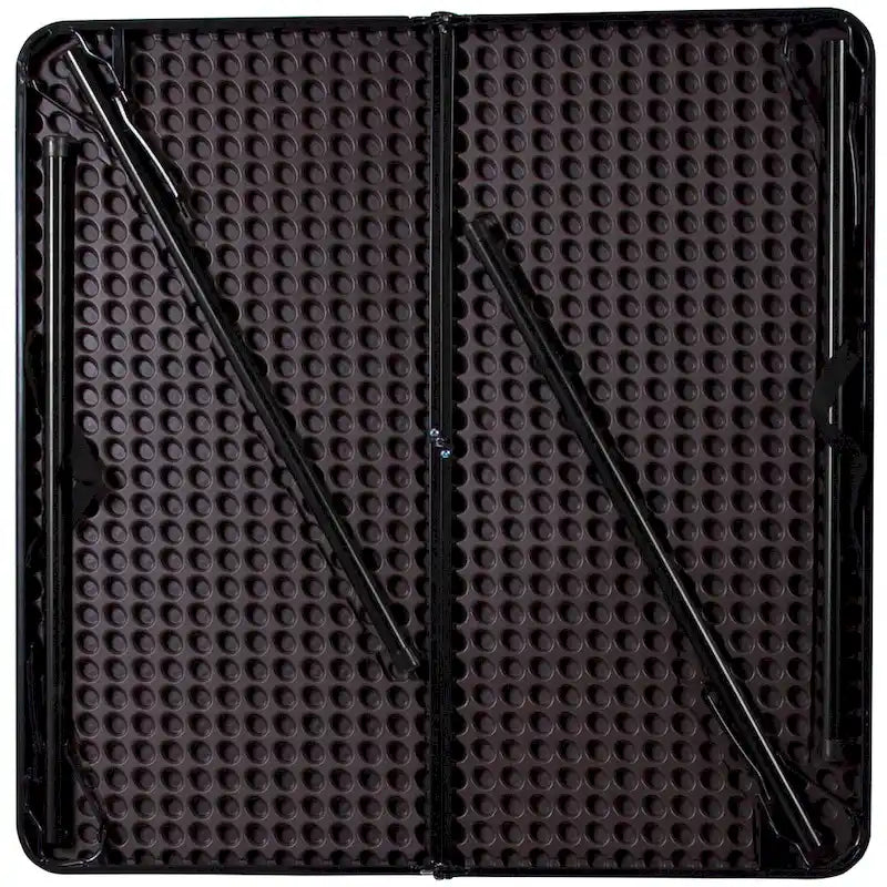 Mesa Plegable Cuadrada de Dos Pliegues con Asa de Transporte