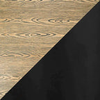 Mesa redonda ajustable de bar y comedor con tapa de madera
