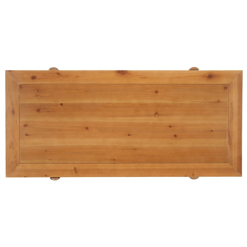 Mesa de centro rectangular - 47" An. x 23" Pr. x 18" Al.