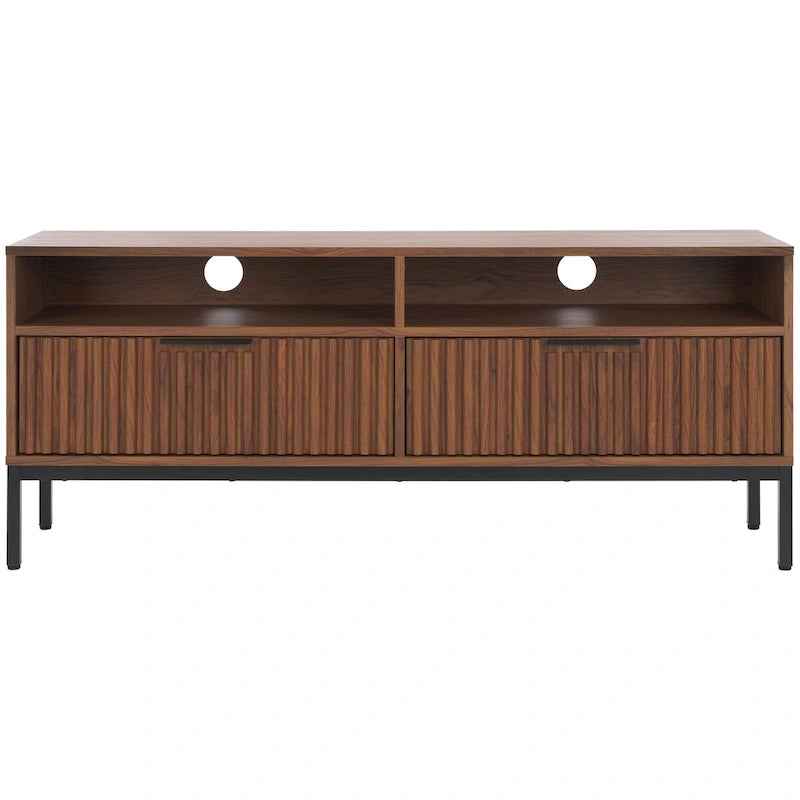 Medien-Entertainment-Schrank mit 2 Schubladen und 2 Ablagen (für bis zu 65" Flachbildfernseher)