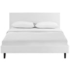 Base de cama tamaño Queen - Tapizada en lino