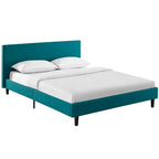 Base de cama tamaño Queen - Tapizada en lino