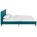 Base de cama tamaño Queen - Tapizada en lino