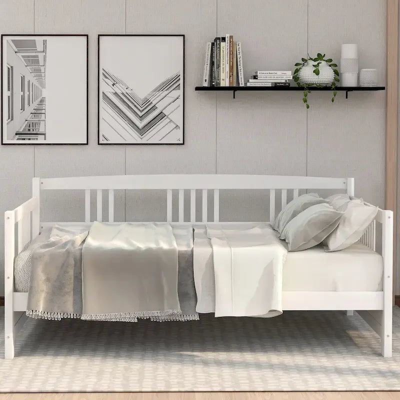 Diván moderno de madera maciza, multifuncional