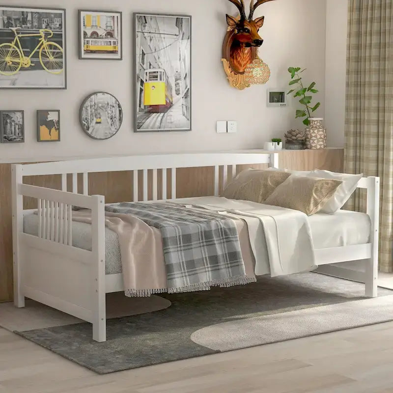Diván moderno de madera maciza, multifuncional