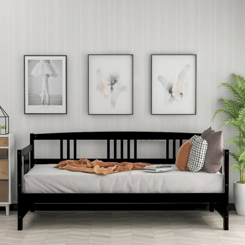 Diván moderno de madera maciza, multifuncional