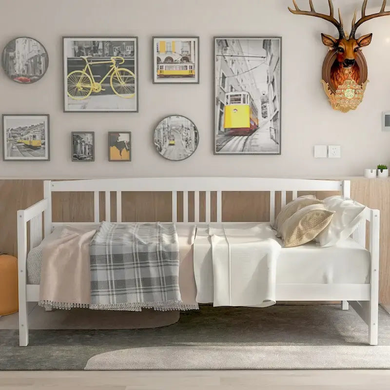 Diván moderno de madera maciza, multifuncional