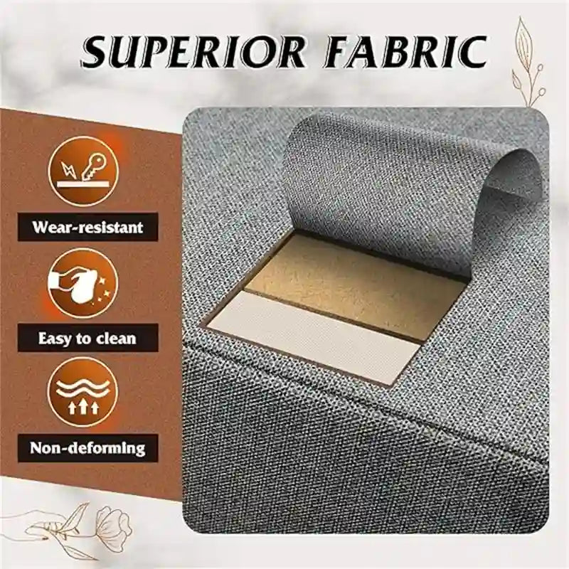 Cómoda de tela de 3 cajones