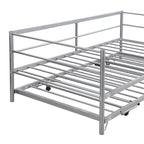 Sofá cama de metal tamaño Twin con nido ajustable