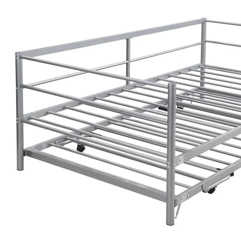 Sofá cama de metal tamaño Twin con nido ajustable