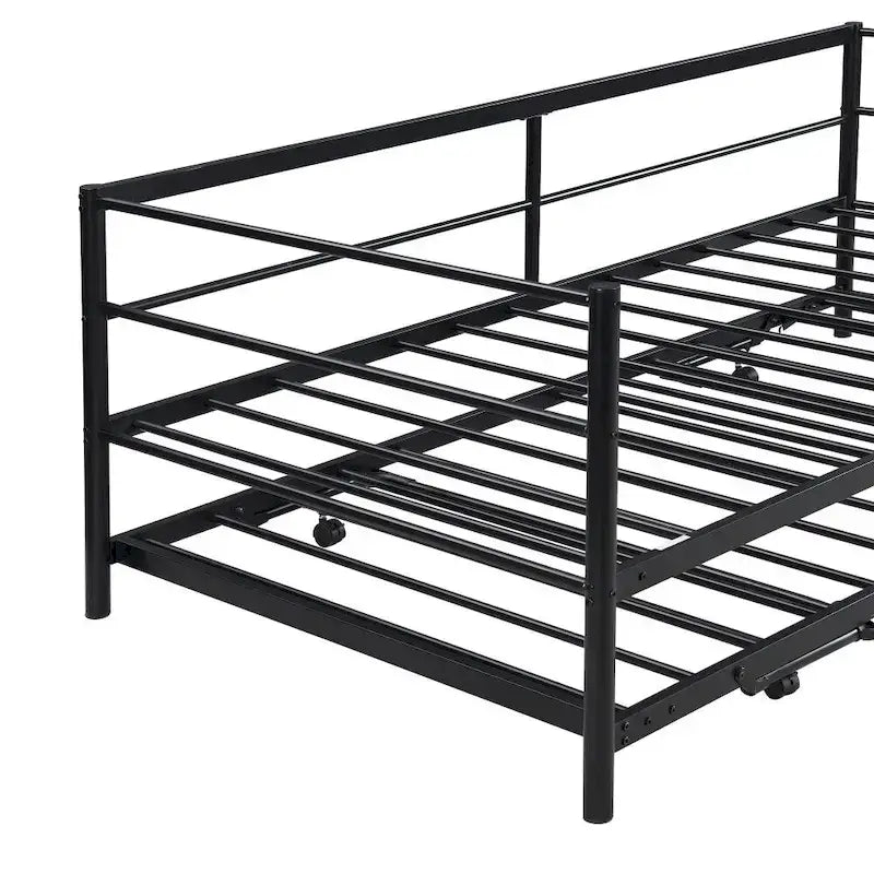 Sofá cama de metal tamaño Twin con nido ajustable