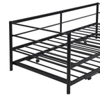 Sofá cama de metal tamaño Twin con nido ajustable