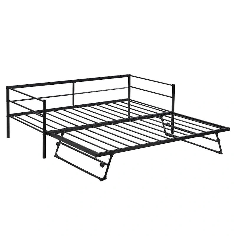 Sofá cama de metal tamaño Twin con nido ajustable