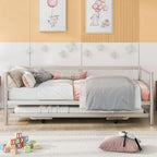 Sofá cama de metal tamaño Twin con nido ajustable