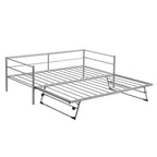 Sofá cama de metal tamaño Twin con nido ajustable