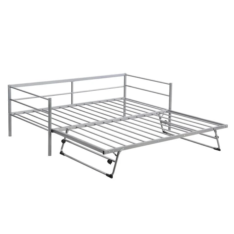Sofá cama de metal tamaño Twin con nido ajustable
