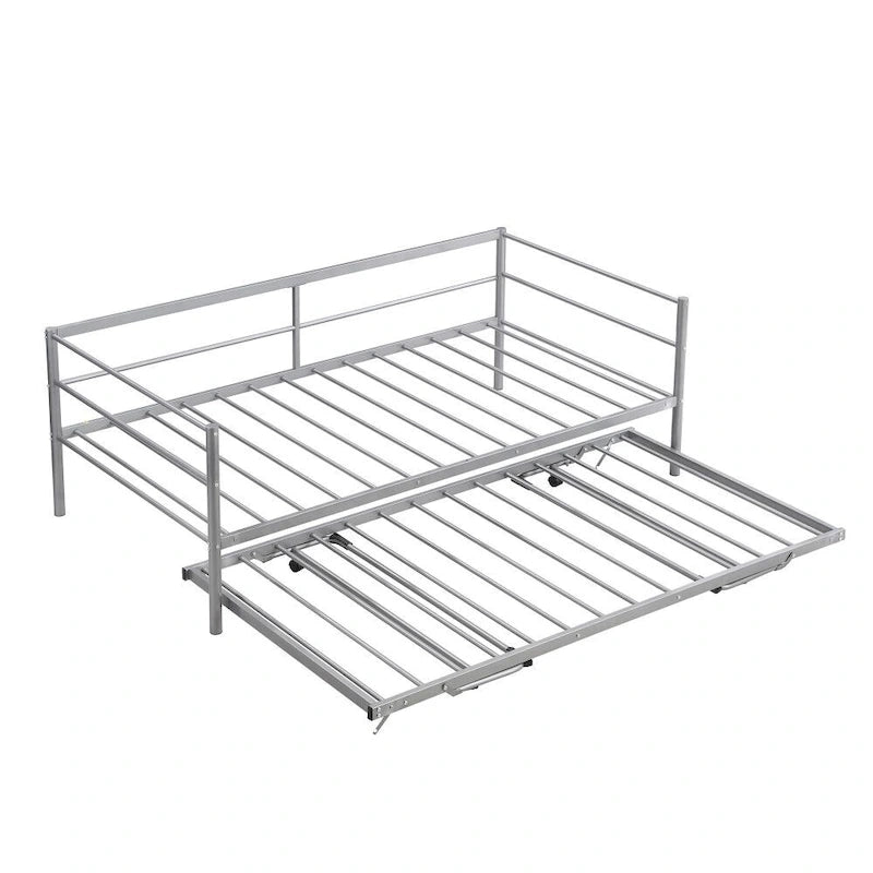 Sofá cama de metal tamaño Twin con nido ajustable