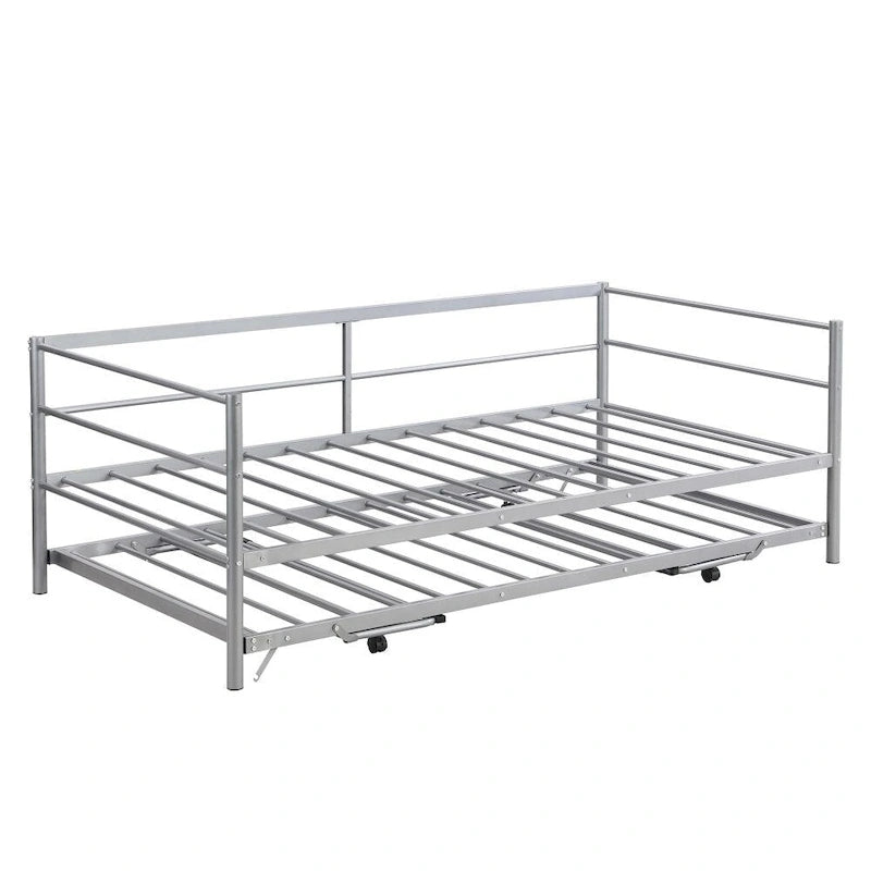 Sofá cama de metal tamaño Twin con nido ajustable