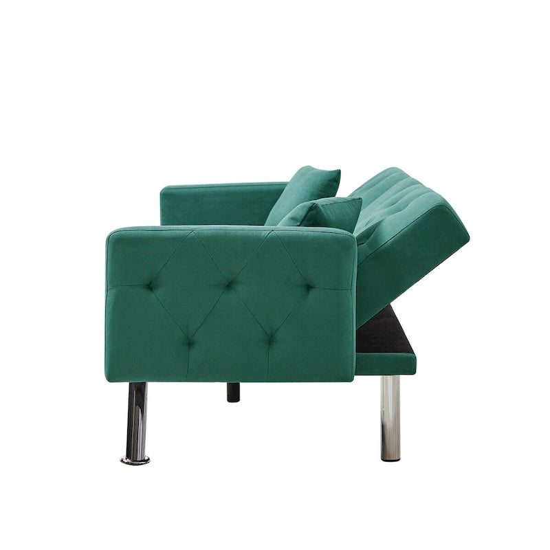 Sofá convertible de lino