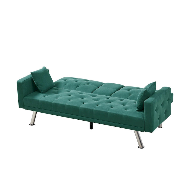 Sofá convertible de lino