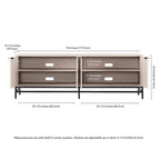 Mueble de TV rectangular para televisores de hasta 78 pulgadas - 70 pulgadas de ancho