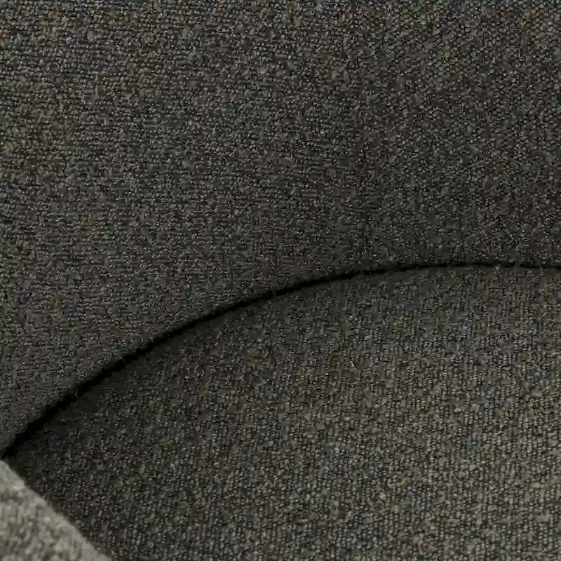 Draaibare loungestoel van bouclé