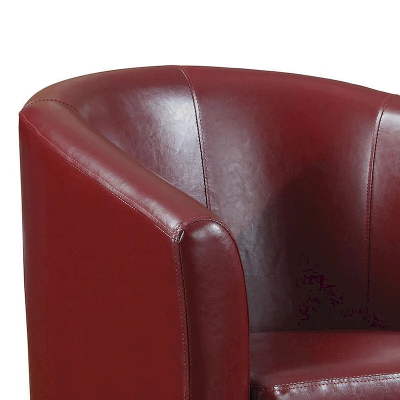 Sillón decorativo compacto - Rojo