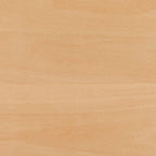 Mesa de comedor redonda de madera maciza con patas geométricas